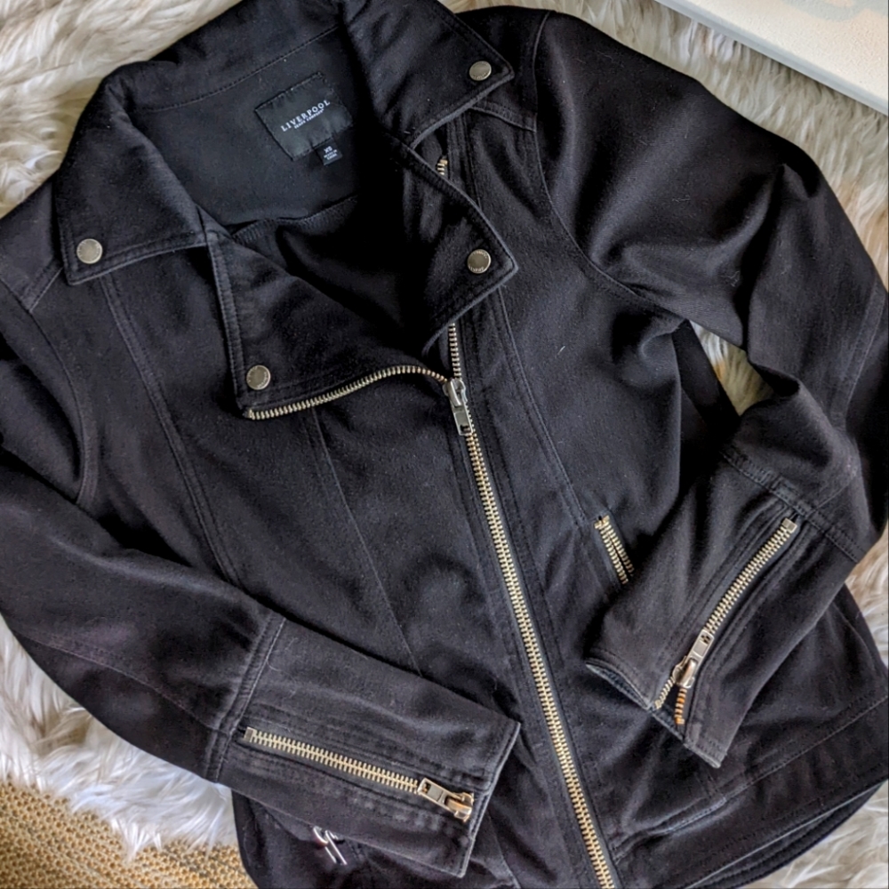 XS Liverpool cotton "biker" jacket